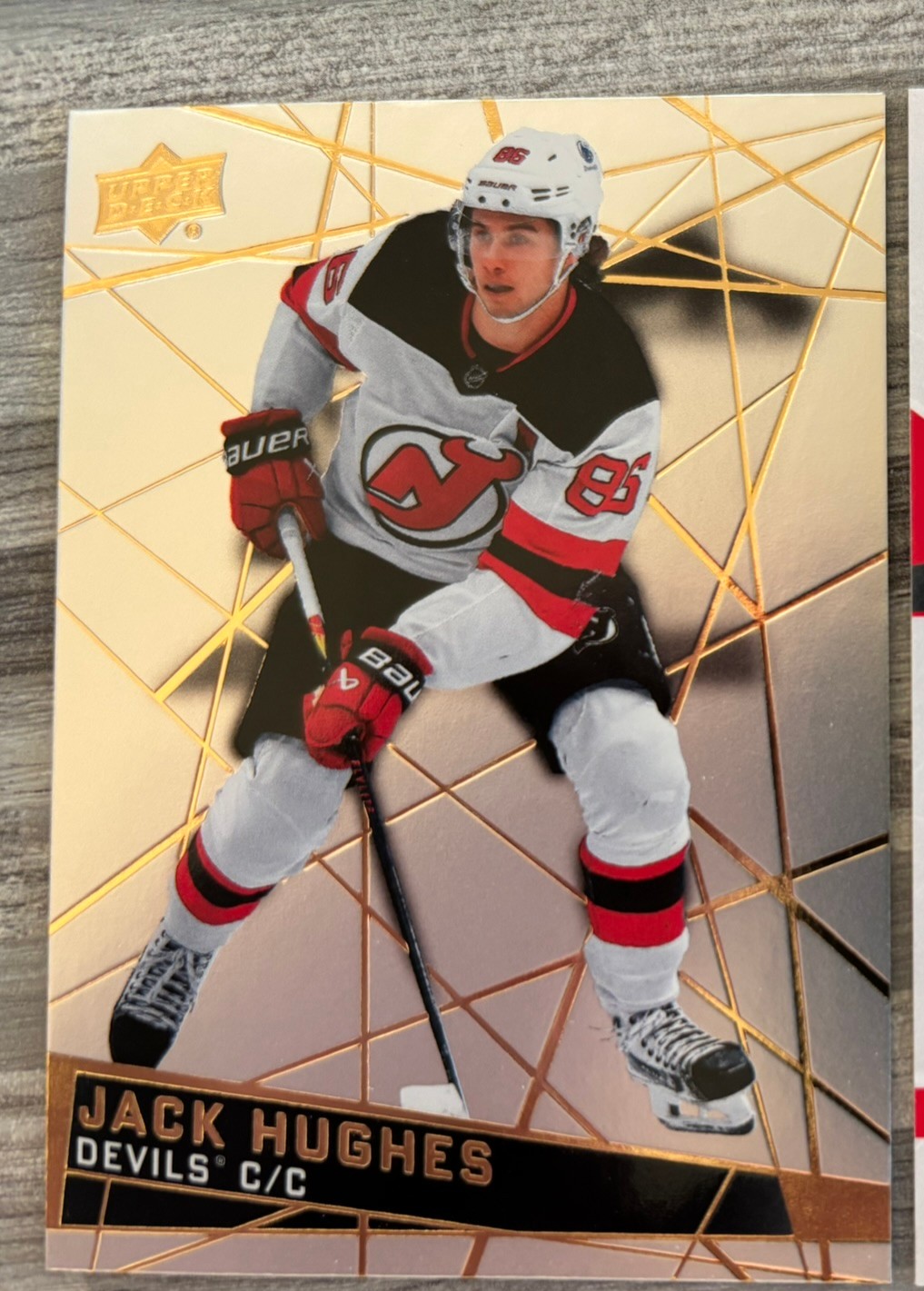 2026-27 Upper Deck Tim Hortons Collector'S Series — Jack Hughes · Gold · #68