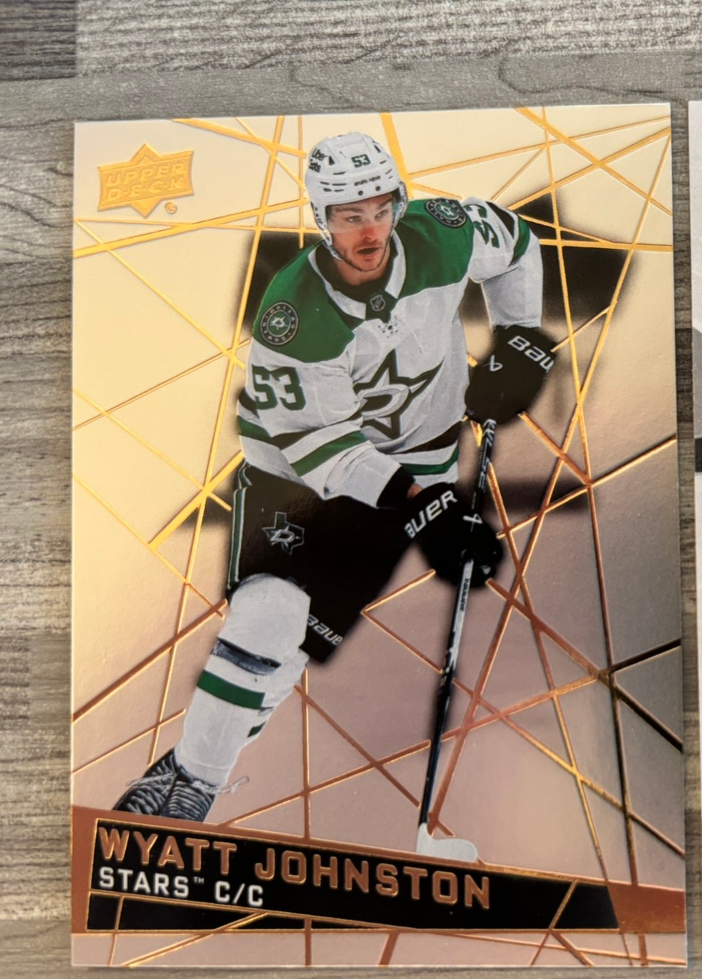 2026-27 Upper Deck Tim Hortons Collector'S Series — Wyatt Johnston · Gold · #53