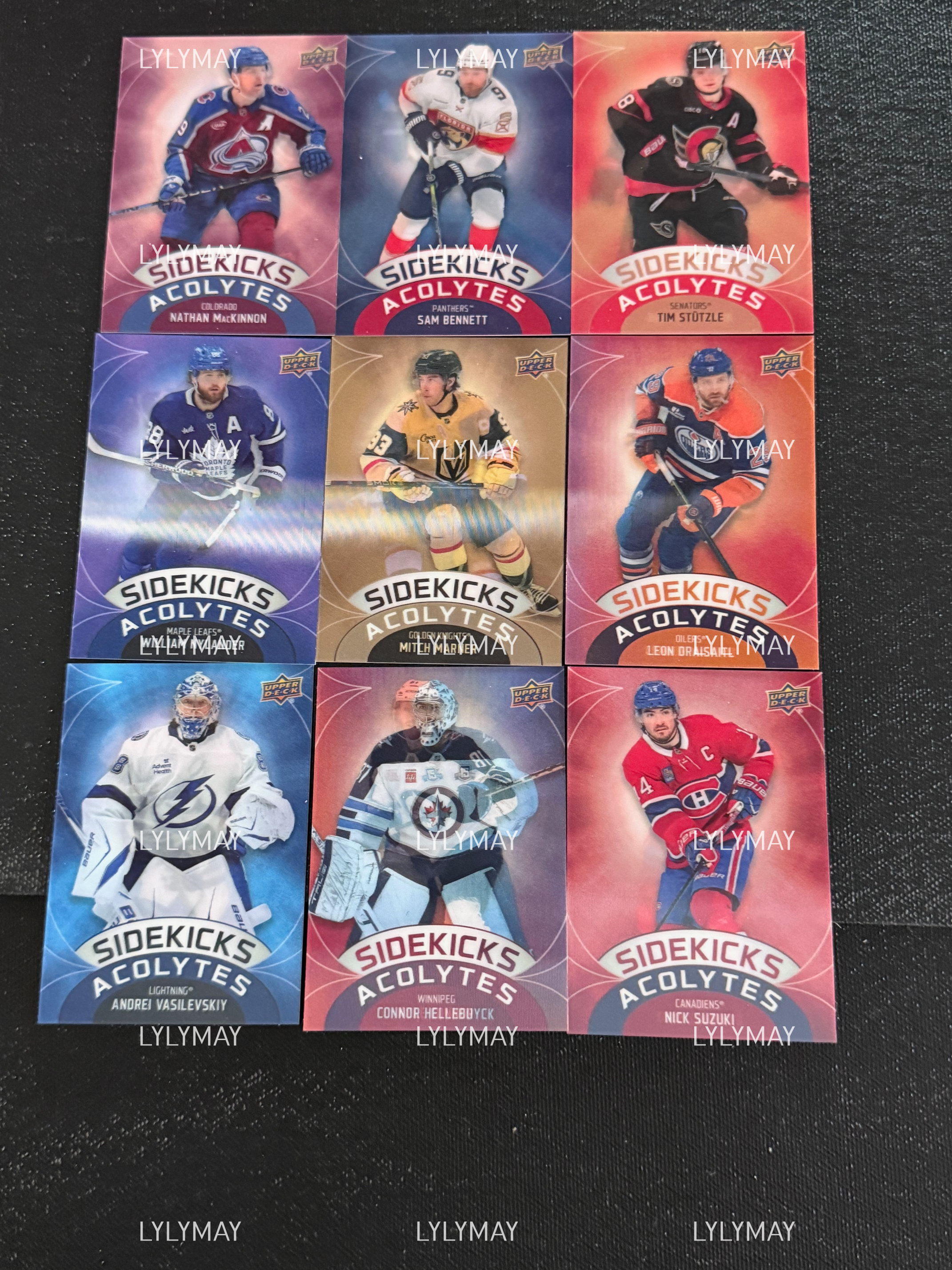 2026-27 Upper Deck Tim Hortons Sidekicks Acolytes Complete 9 Cards Set