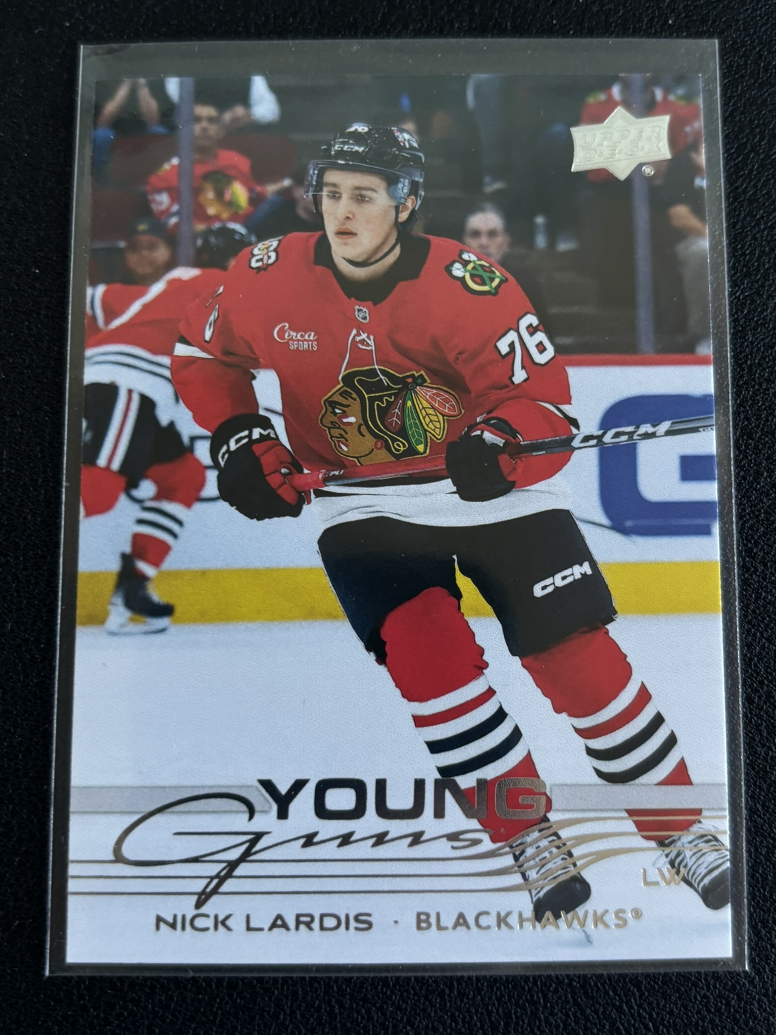 2025-26 Upper Deck Extended Series — Nick Lardis · Young Guns · #731