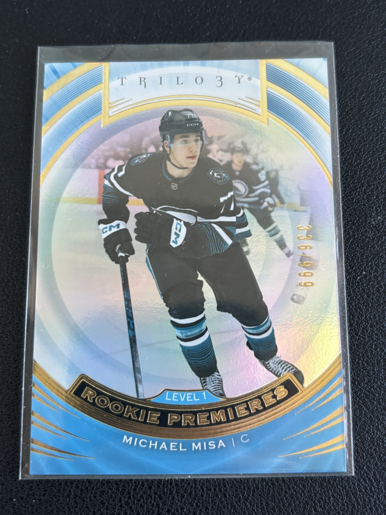 2025-26 Upper Deck Extended Series — Michael Misa · Rookie Premieres · #T-19