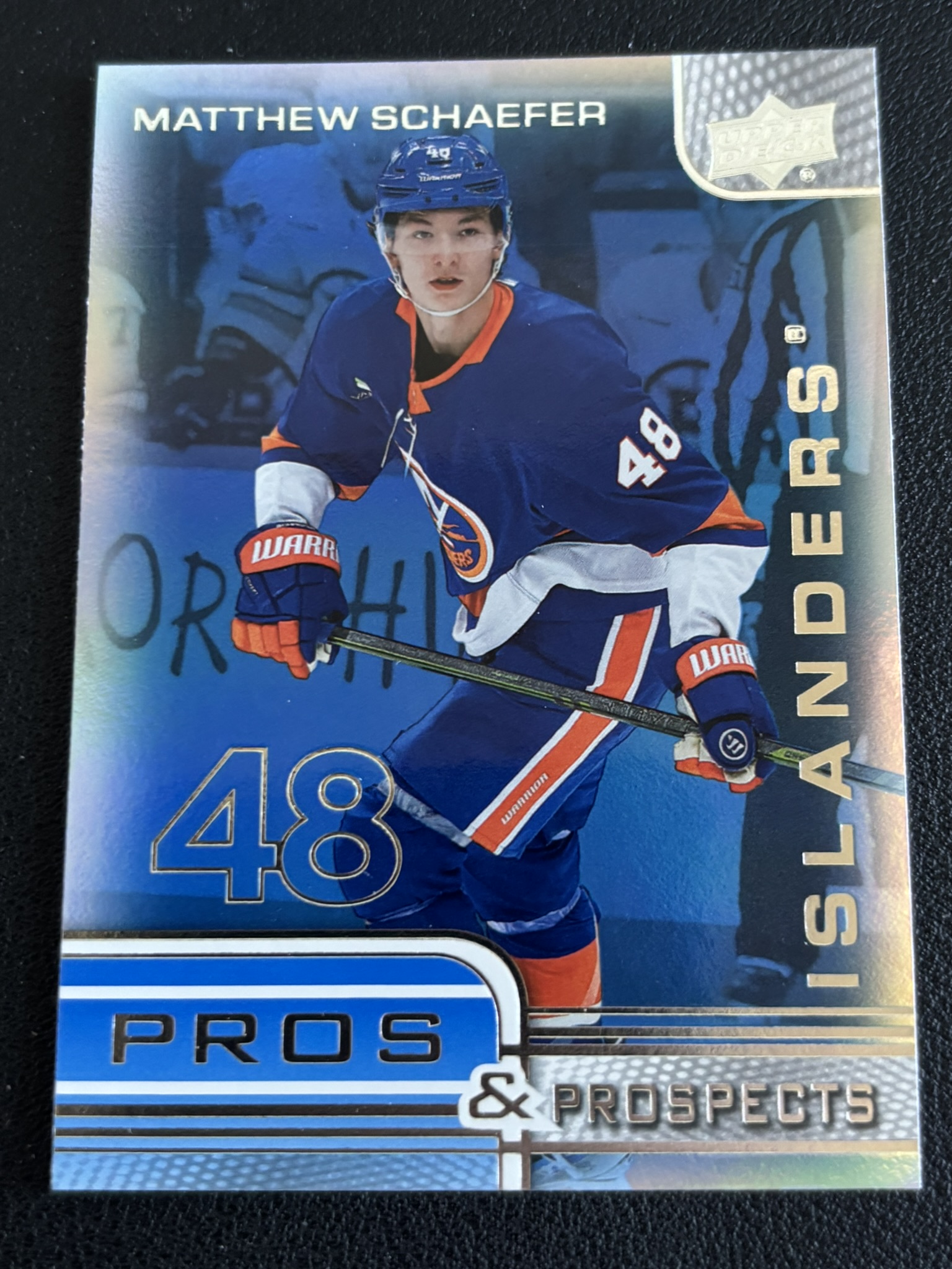 2025-26 Upper Deck Extended Series — Matthew Schaefer · Pros & Prospects · #PP-10