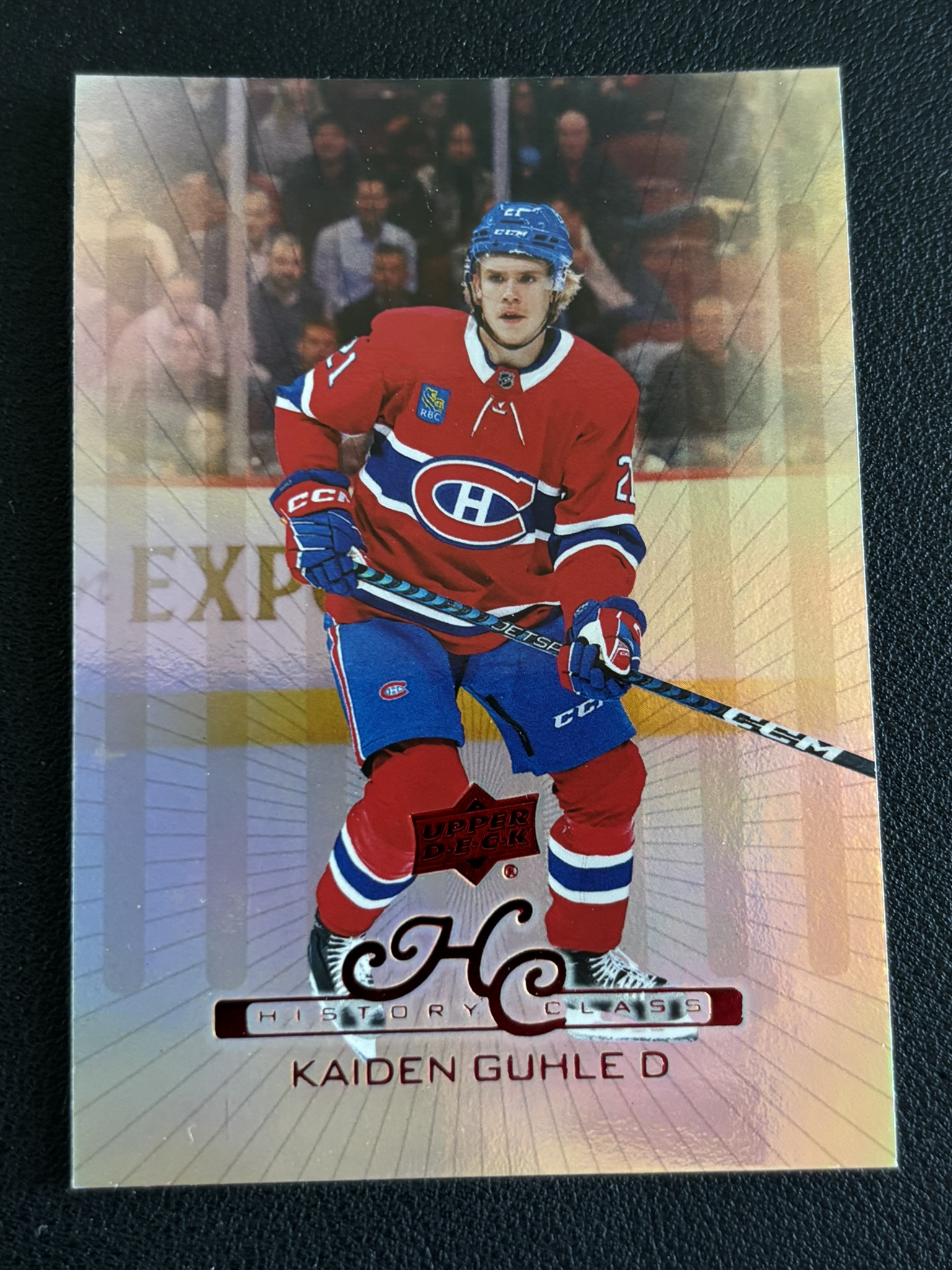 2022-23 Upper Deck Extended Series — Kaiden Guhle · History Class · #HC-14
