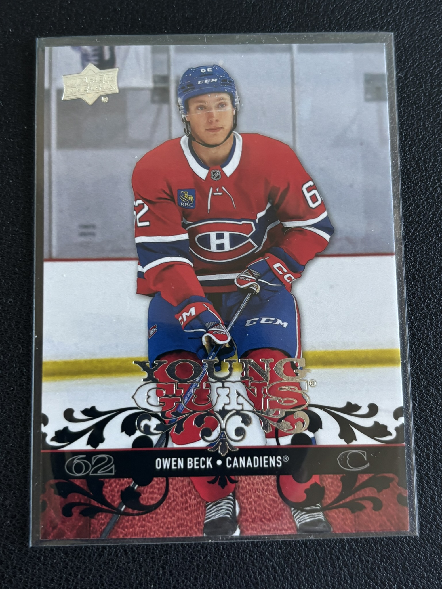 2022-23 Upper Deck Extended Series — Owen Beck · Young Guns · #T-24