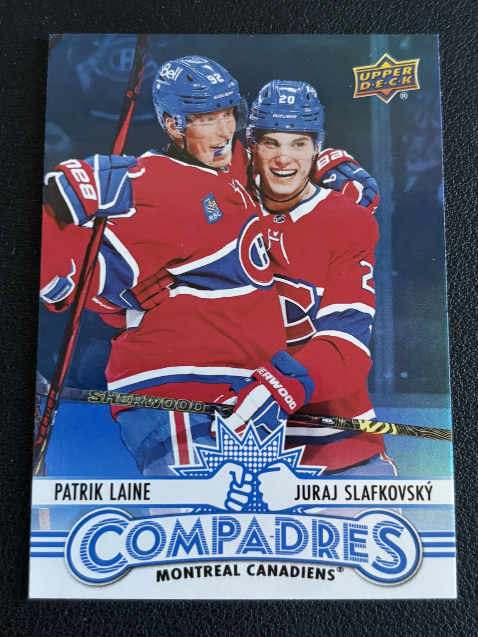 2025-26 Upper Deck Series 1 — Patrik Laine · Compadres · #CM-8