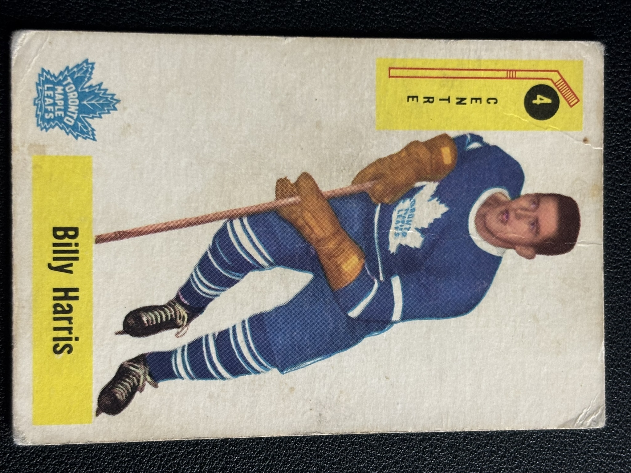 1958-59 Parkhurst Base — Billy Harris · #4 · #4