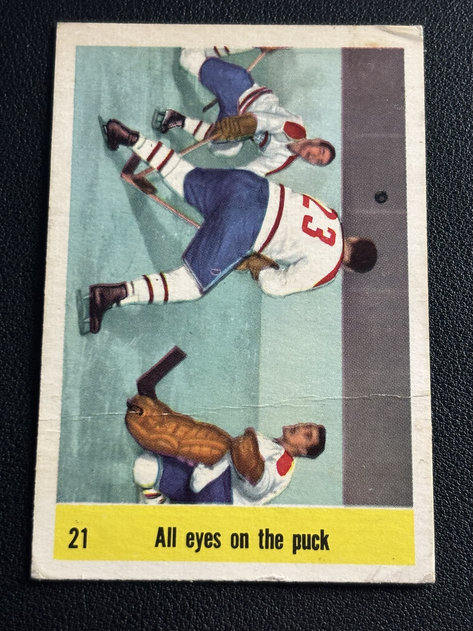 1958-59 Parkhurst Base — Jacques Plante · Catches A Shot #26 · #26 — Verso