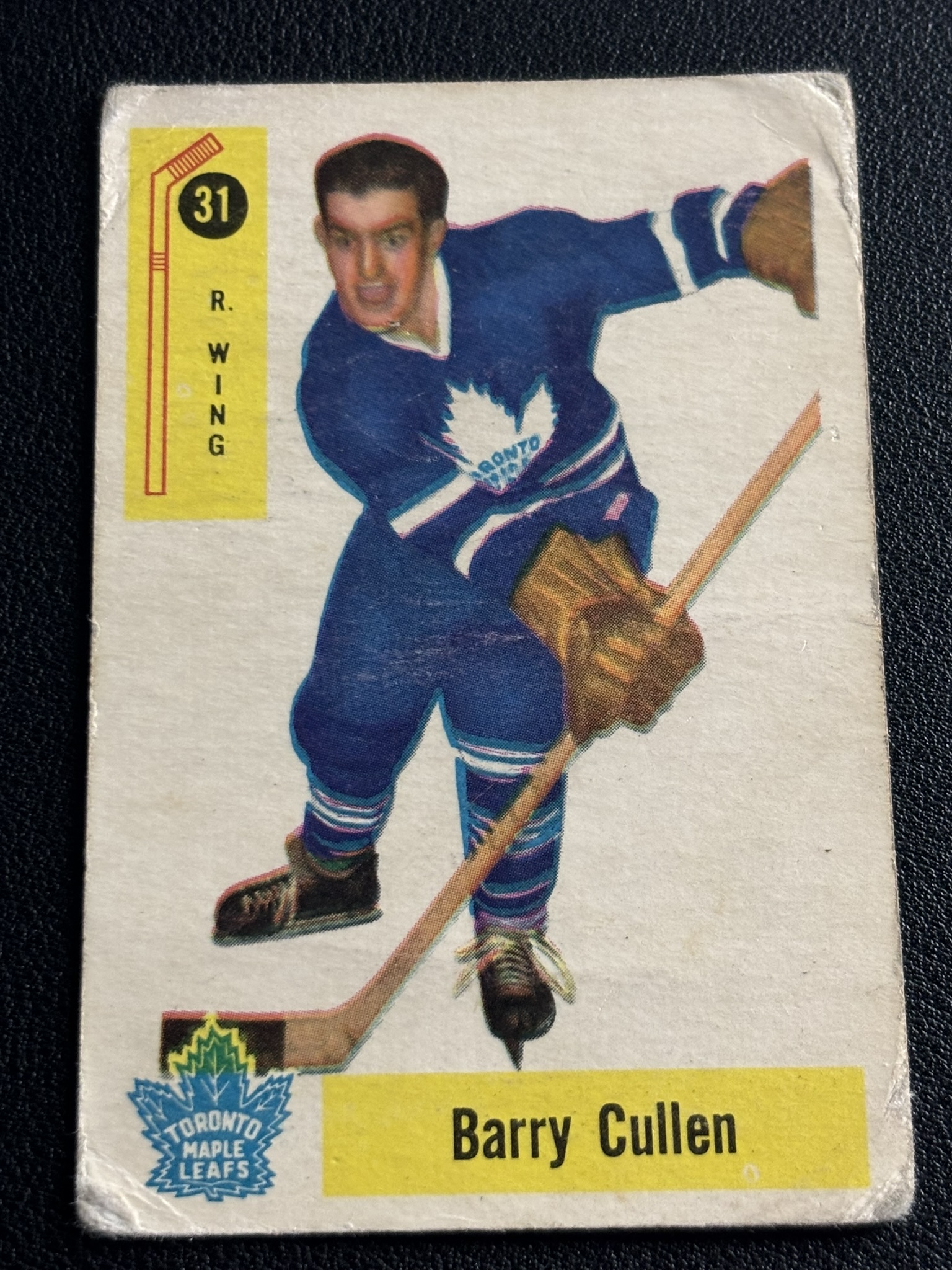 1958-59 Parkhurst Base — Barry Cullen · #31 · #31