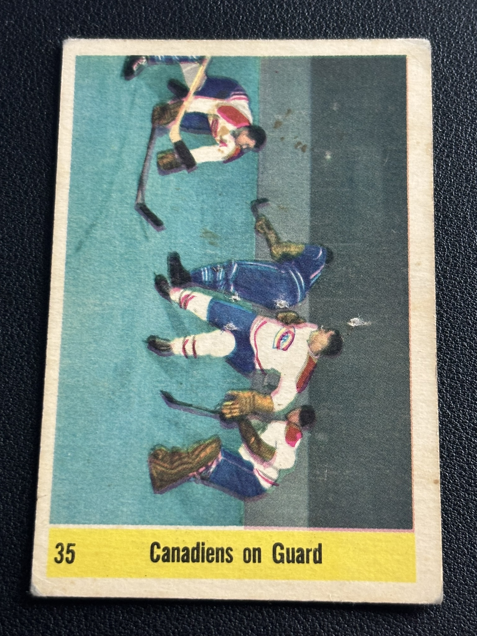1958-59 Parkhurst Base — Jacques Plante · Canadiens On Guard #35 · #35