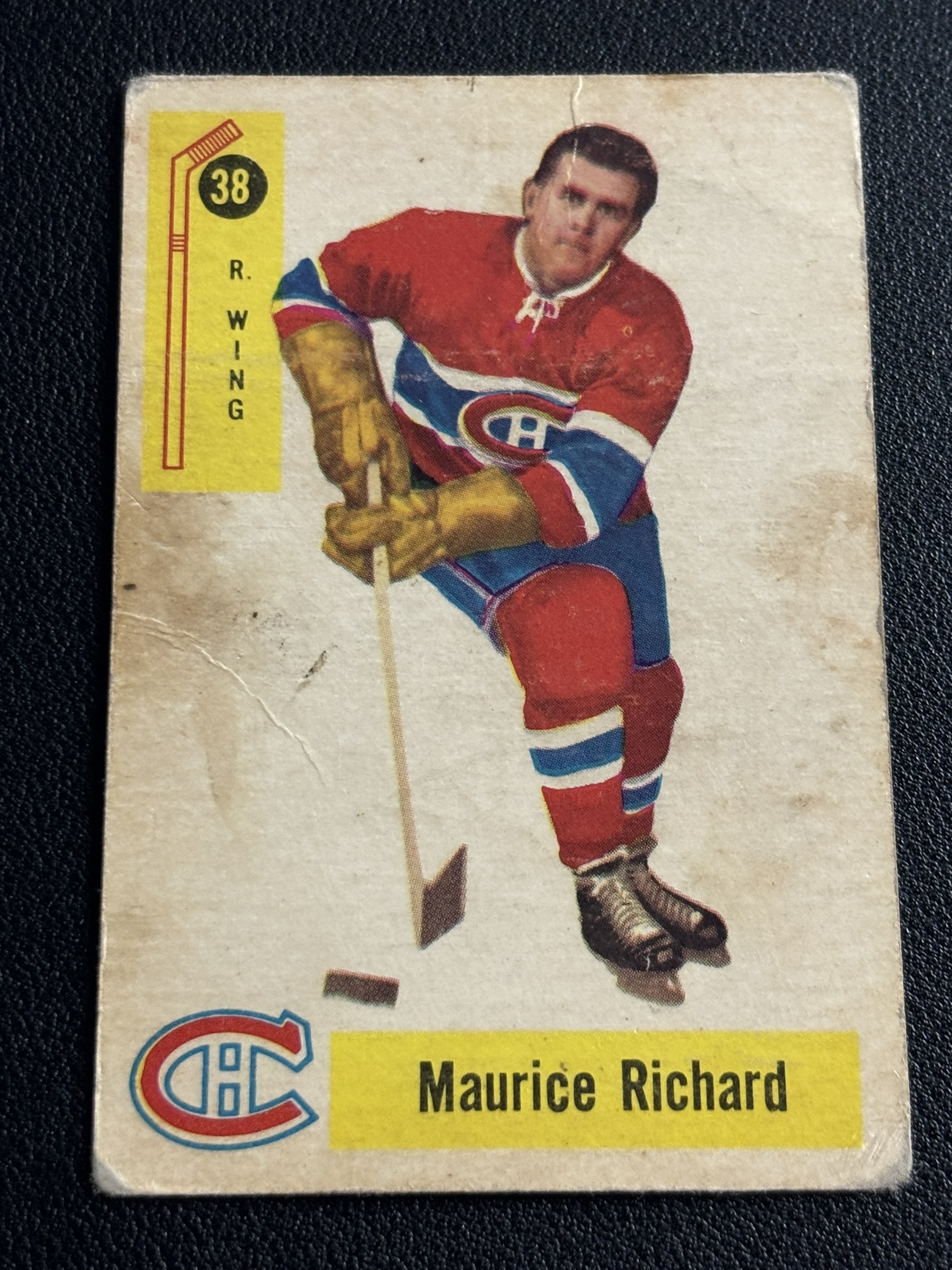 1958-59 Parkhurst Base — Maurice Richard · #38 · #38