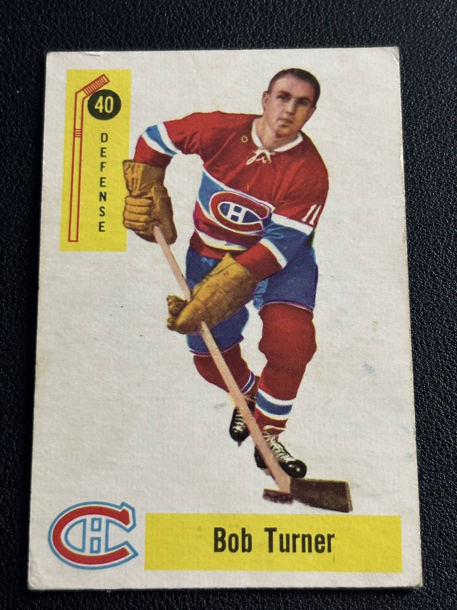 1958-59 Parkhurst Base — Bob Turner · #40 · #40