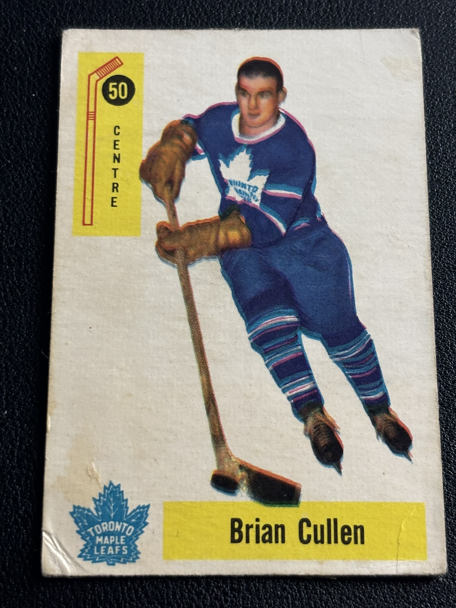 1958-59 Parkhurst Base — Brian Cullen · #50 · #50